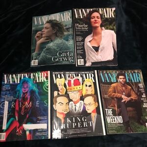 Vanity Fair Magazine 5 Pack Like New - BUY ONE ITEM CHOOSE ONE FREE